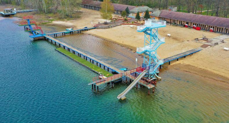 Finnhuette Strandbad Adria Dessau-Rosslau Exterior foto